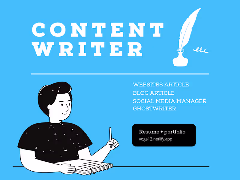 Cover image for SEO Articles, Blogs & Ghostwriting in Your Brand’s Unique Voice