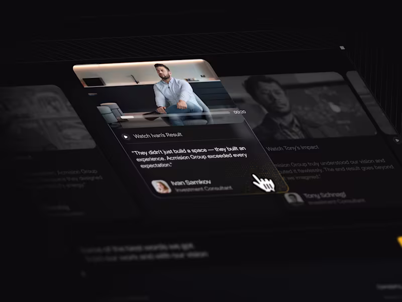 Cover image for Recent web design project footer section sneak peek 👀