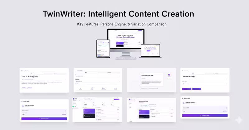 Cover image for TwinWriter is an advanced AI-powered writing platform design...