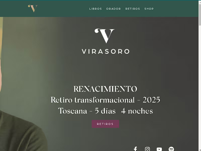 Cover image for Website for a famous person