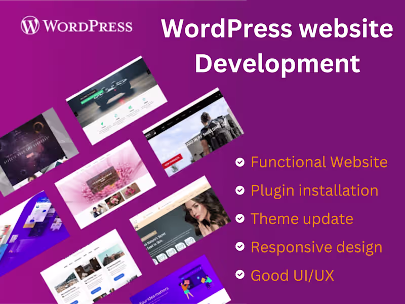Cover image for WordPress Website Development