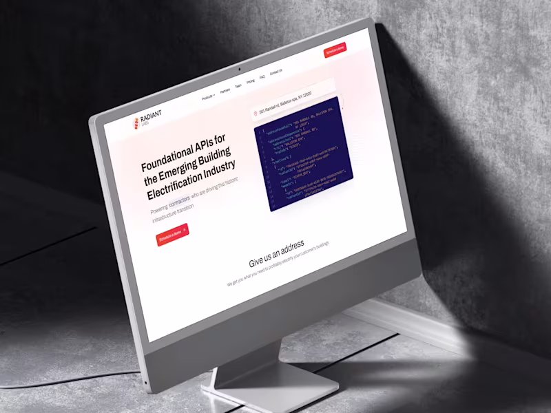 Cover image for Interactive webflow website