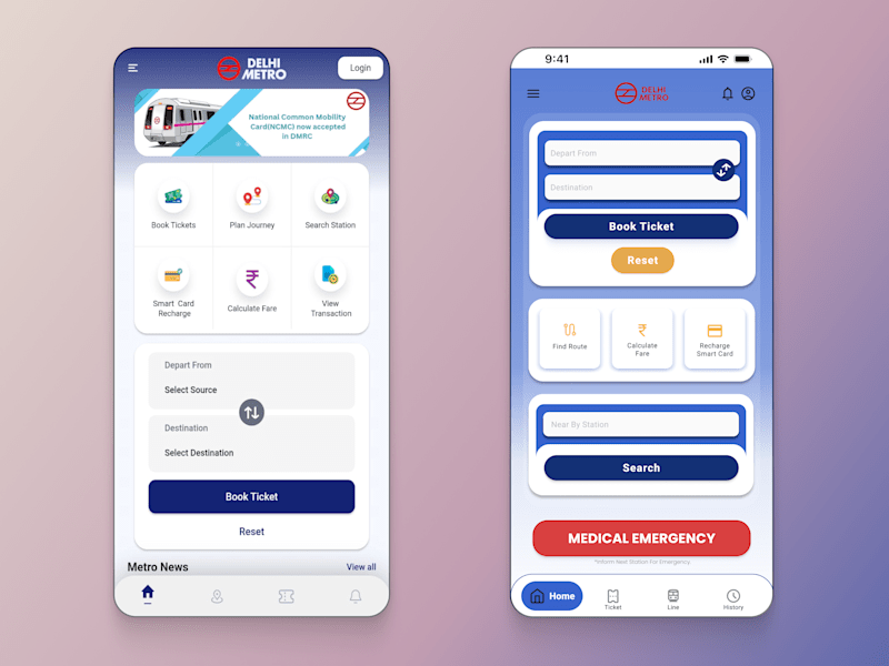 Cover image for Redesigning The City Metro app's Homepage 