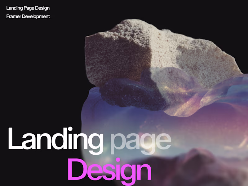 Cover image for Landing Page Design