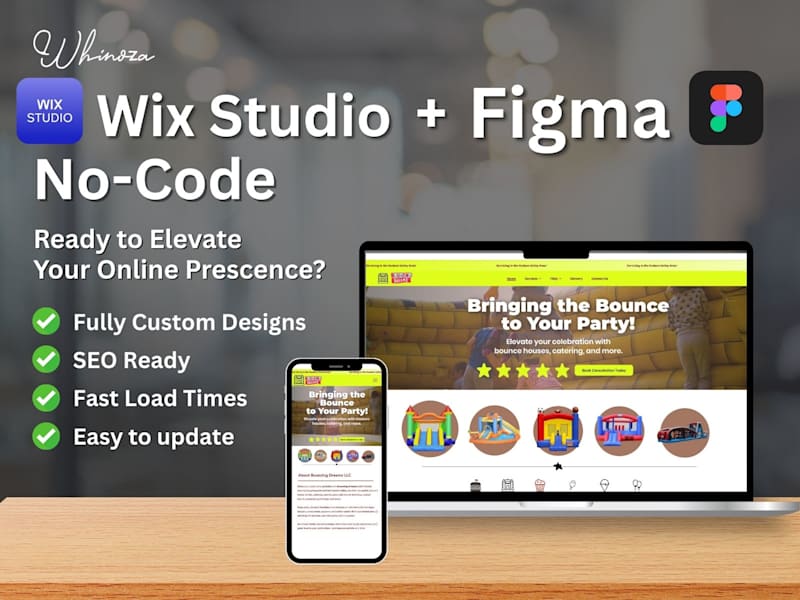 Cover image for Web Design with Figma & Wix Studio