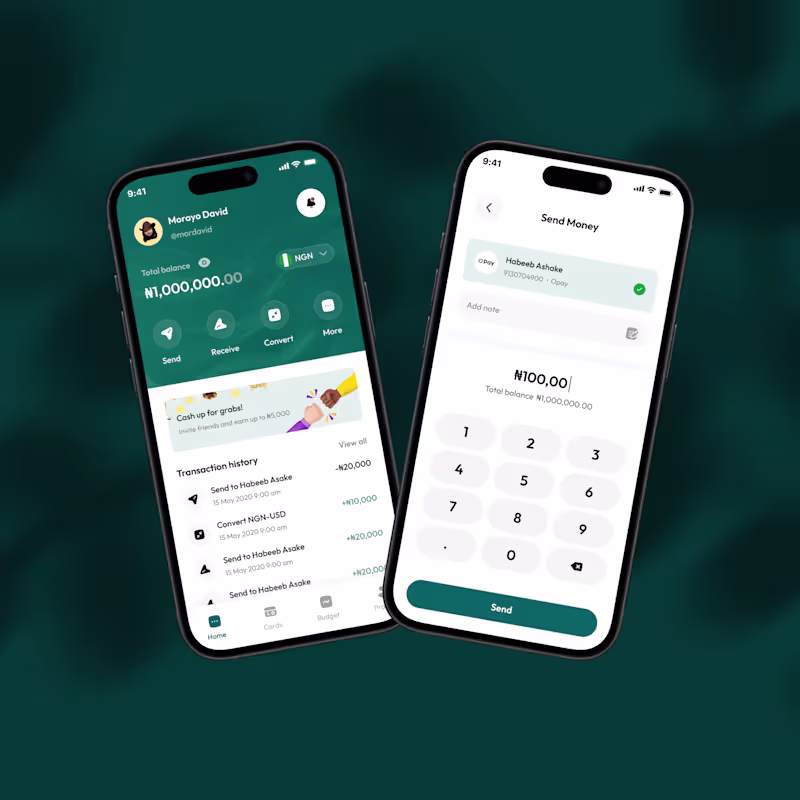 Cover image for Fintech mobile application