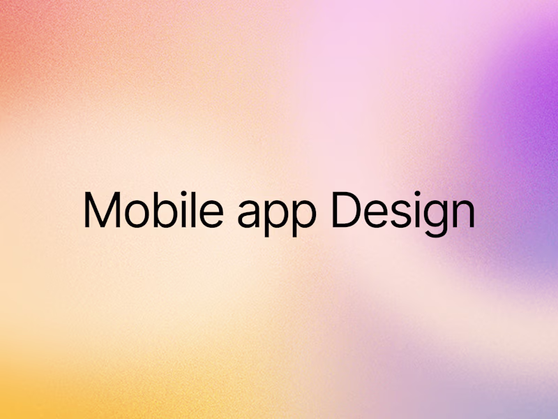 Cover image for Mobile Design