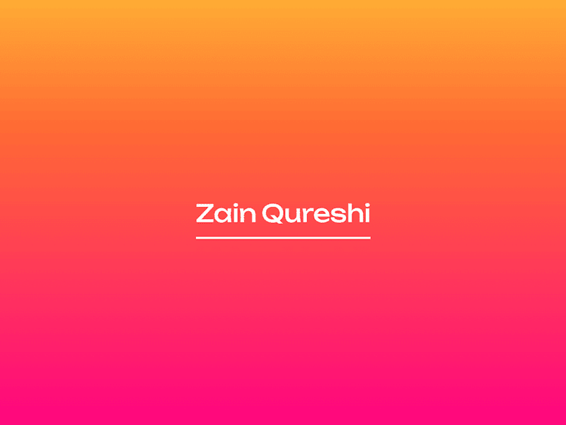 Cover image for Zain Querashi - Framer Website Development