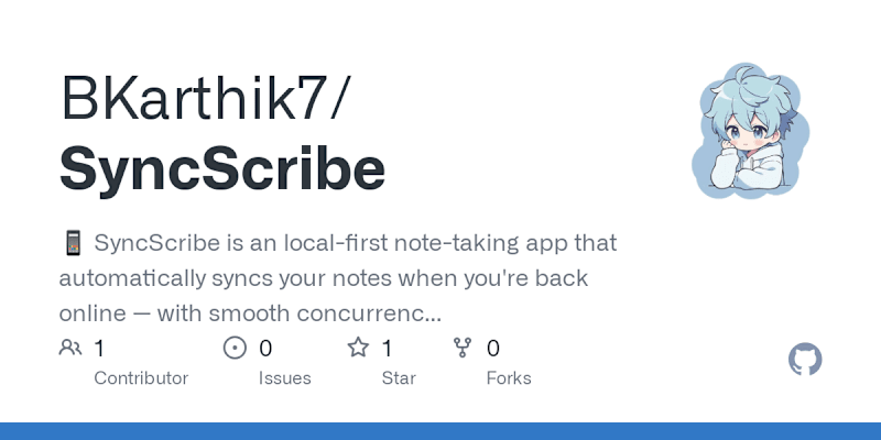 Cover image for SyncScribe App Development