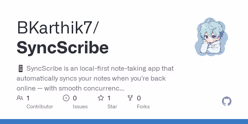 Cover image for SyncScribe App Development