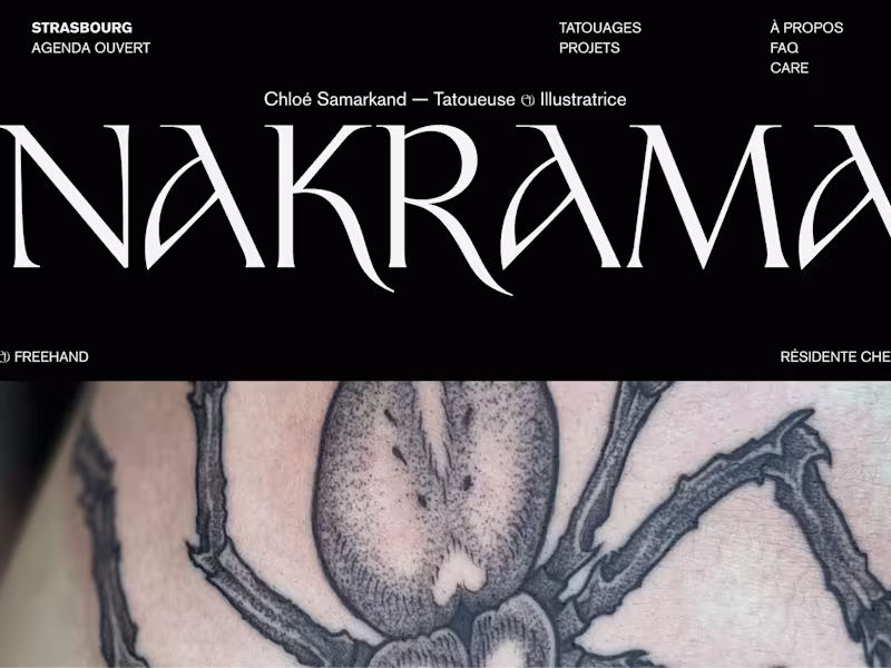 Cover image for Dnakramas's Portfolio Website — Tattoo Artist & Illustrator