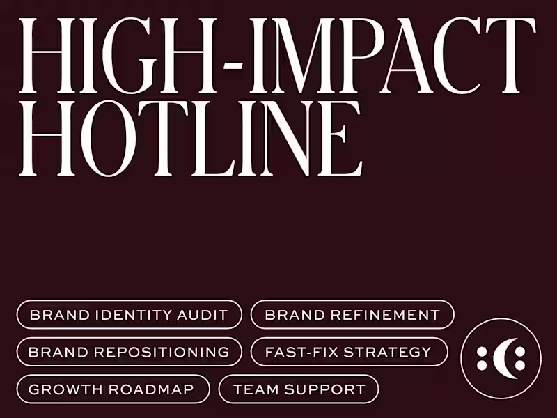 Cover image for High-Impact Hotline: Brand Audit & Evolution