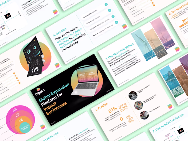 Cover image for Pitch Deck Design I Presentation Design