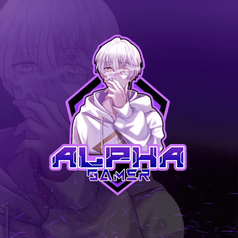 Cover image for A Esport Gaming Logo For Alpha Gamer | Anime Theme