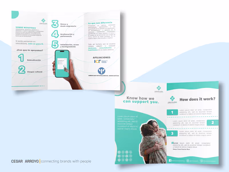 Cover image for Business's Brochure and Flyers | Plenitud(e)