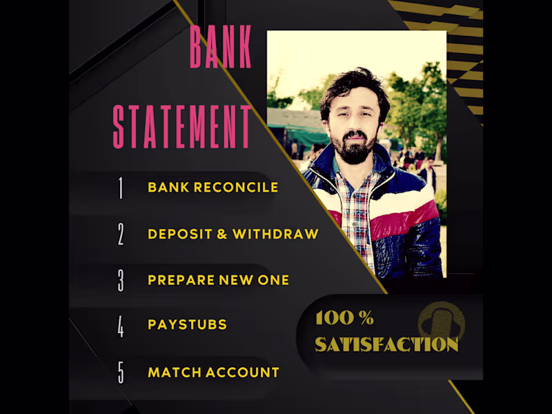 Cover image for Bank Statement and Bank Reconciliation