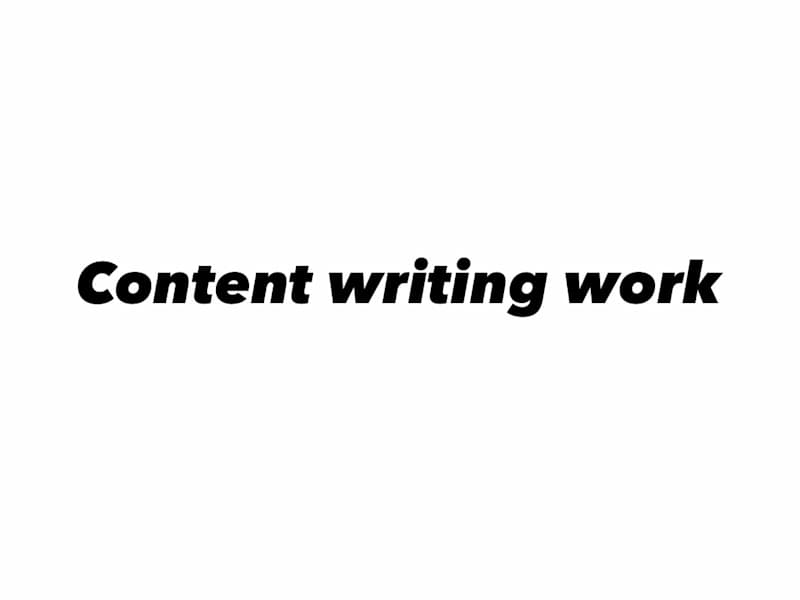 Cover image for Content Writing