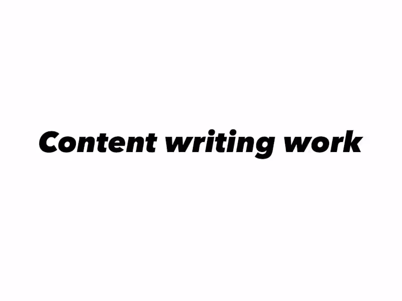 Cover image for Content Writing