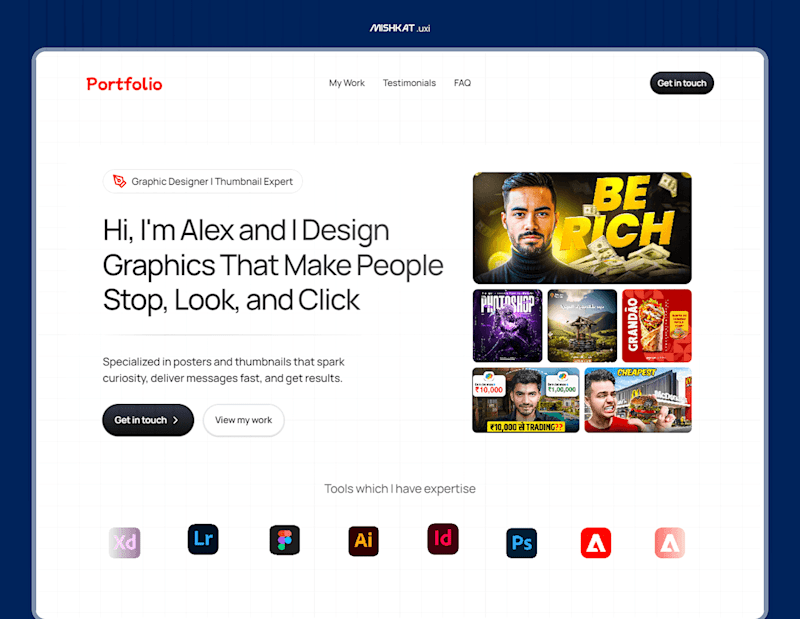 Cover image for Portfolio Website for Designers