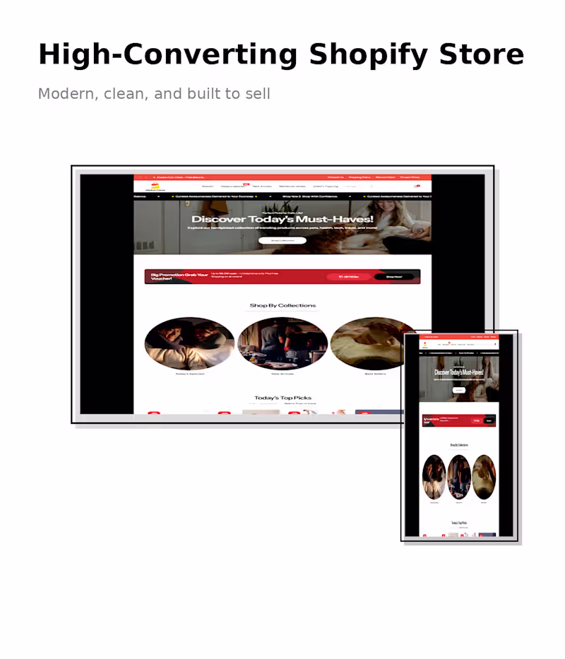Cover image for 🚀 High-Converting Shopify Store Design