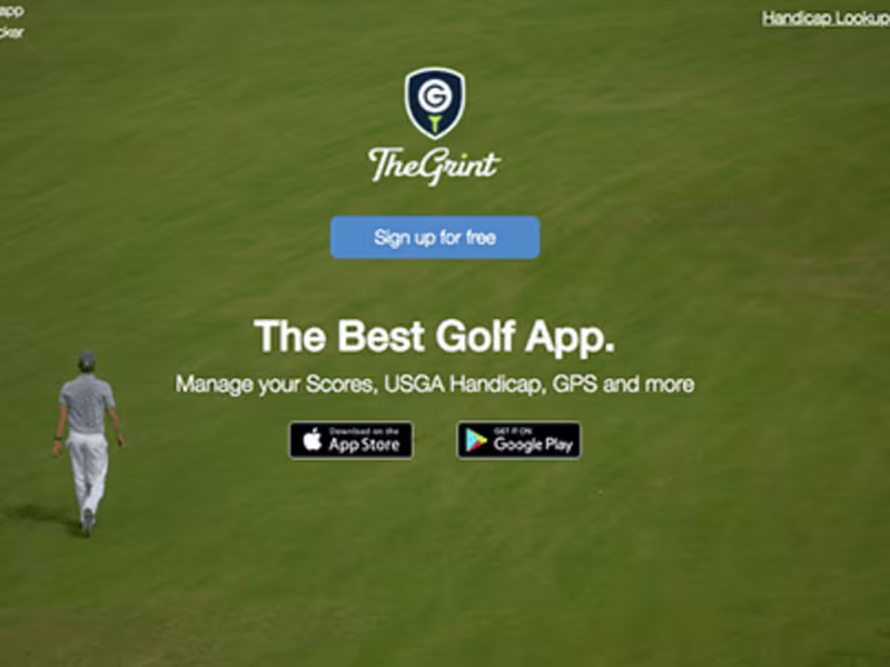 Cover image for TheGrint | Golf GPS and Handicap Tracker / Calculator free mobi…