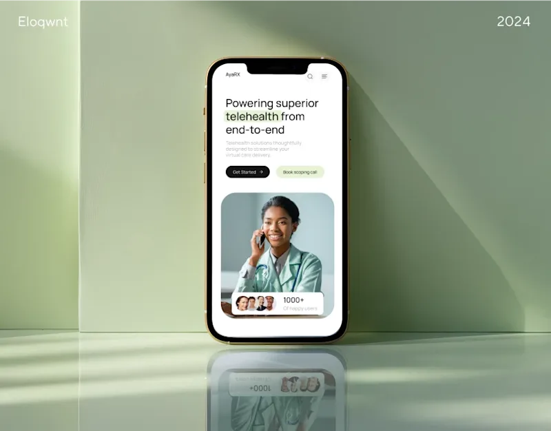 Cover image for AyaRx - Telemedicine Web Design | UX/UI