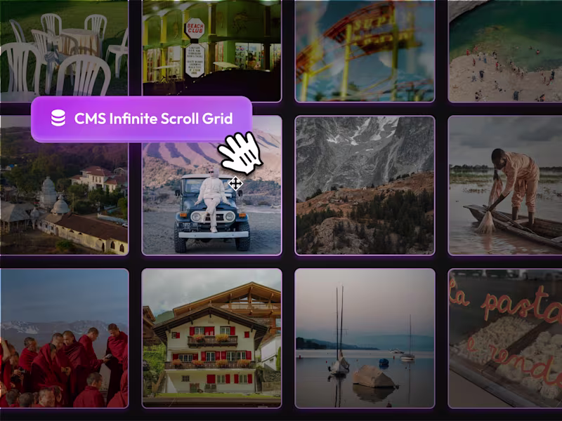 Cover image for CMS / Gallery / Static Infinite Scroll Grid Development