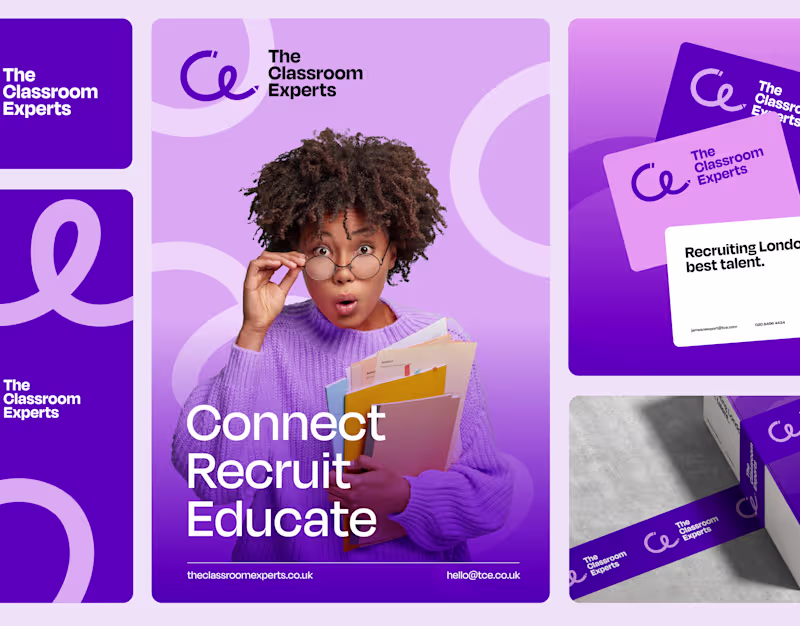 Cover image for The Classroom Experts Brand Identity