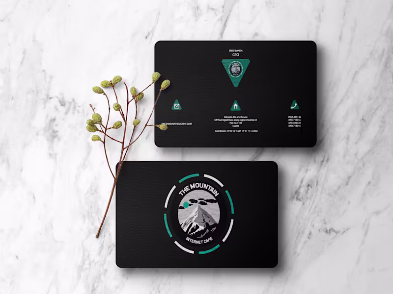 Cover image for I while create a clean minimalist business card design