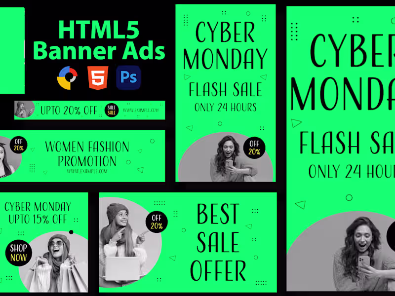 Cover image for Design creative HTML5 banners for google display ads