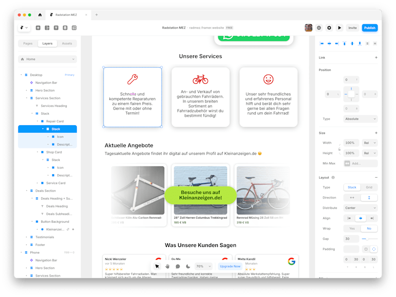 Cover image for 🎨 Framer Landing Page