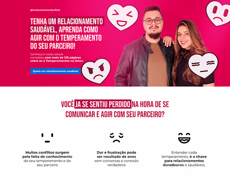 Cover image for Sales Page - Ebook Temperaments