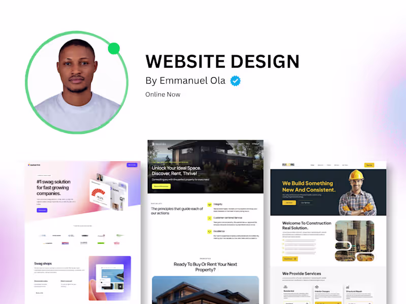 Cover image for Website  Design