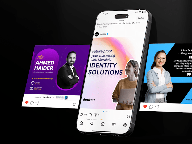 Cover image for Social Media Design Enhancement for Dentsu