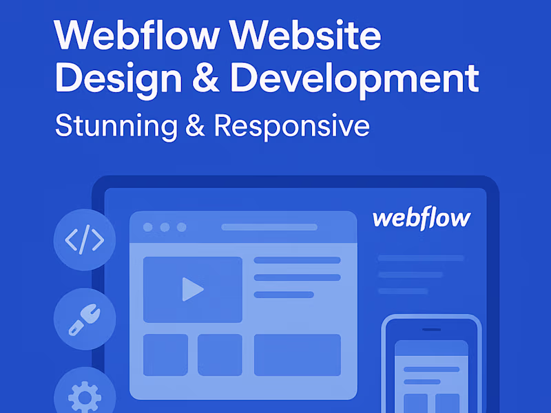 Cover image for Webflow Website Design & Development
