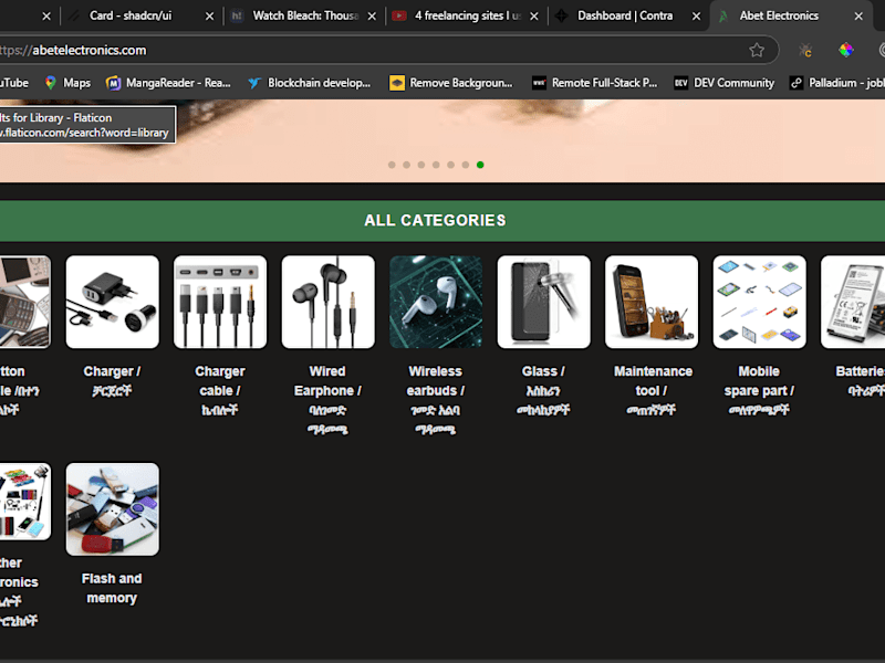Cover image for Ecommerce Website