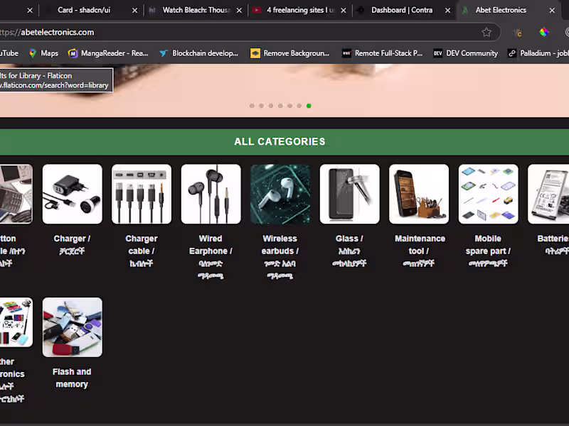 Cover image for Ecommerce Website
