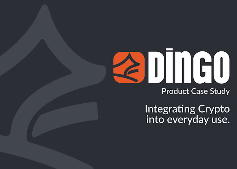 Cover image for Dingo Crypto Delivery App :: Behance