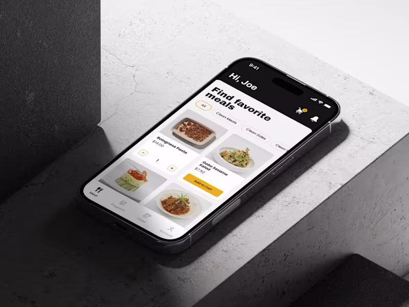 Cover image for Mind Food Mobile App Design