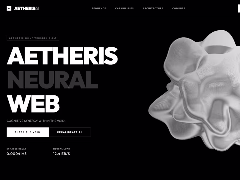 Cover image for High Conversion Hero Section with Integrated Spline Scene