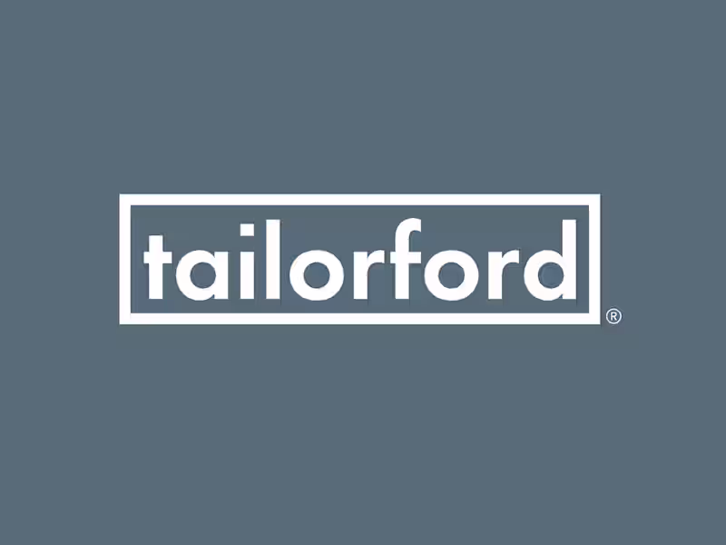 Cover image for TAILORFORD  |  Naming, Identity & Packaging Design