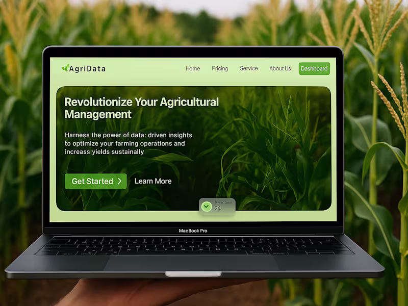Cover image for AgriData Website
