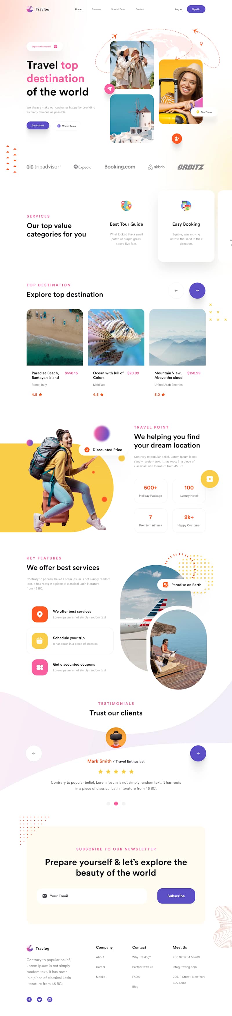 Cover image for Travel Agency Website Redesign