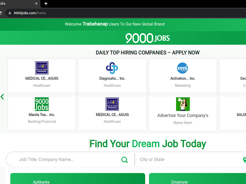 Cover image for Trabahanap(https://9000jobs.com/)