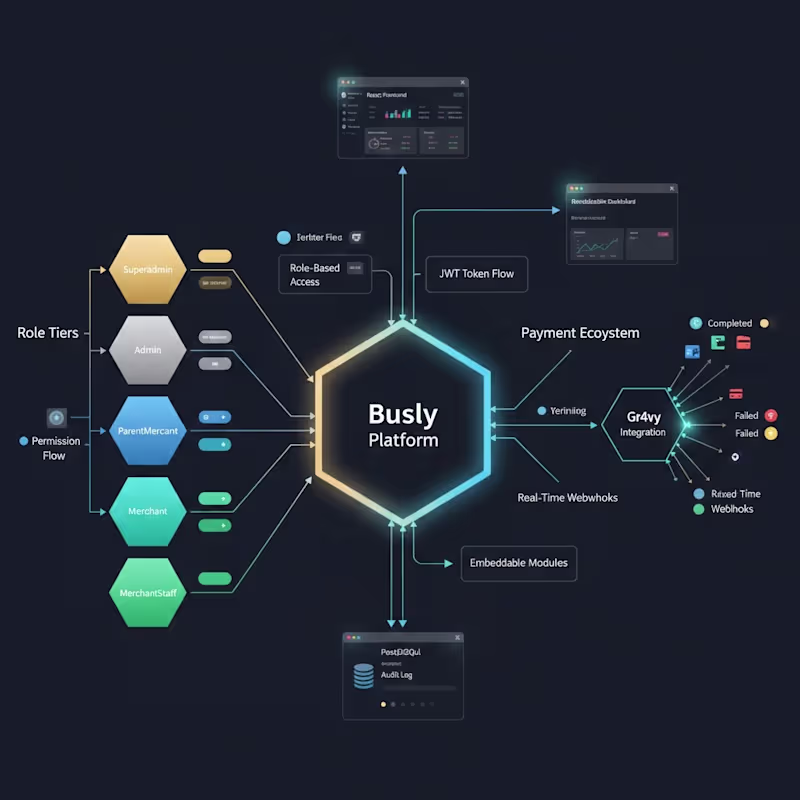 Cover image for Busly – Multi-Role CRM & Payment Management SaaS