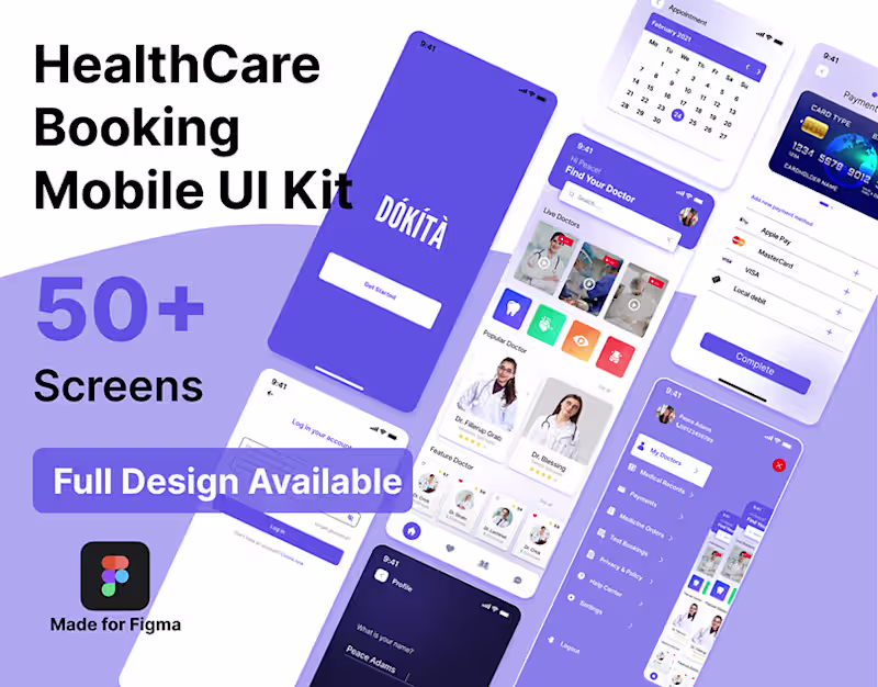 Cover image for Healthcare Booking Mobile App (1) | Images :: Behance