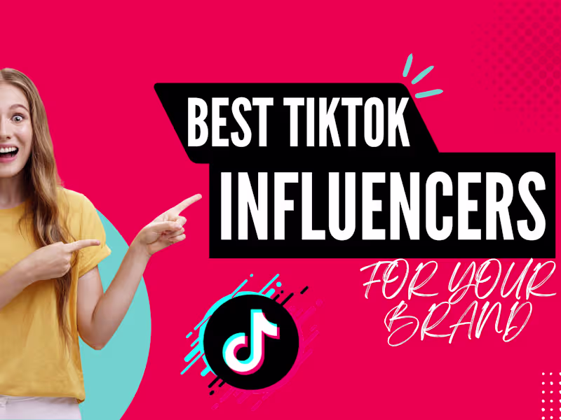 Cover image for I will provide the best TikTok influencers