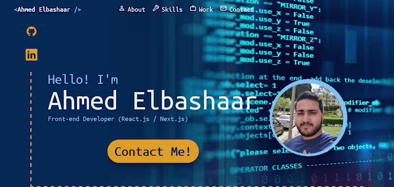 Cover image for Portfolio Website