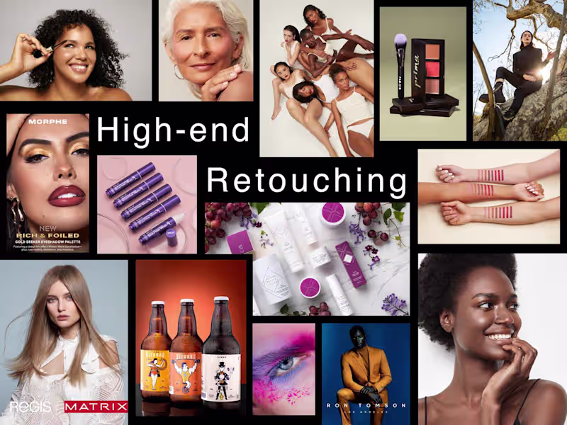 Cover image for High-end photography retouching.