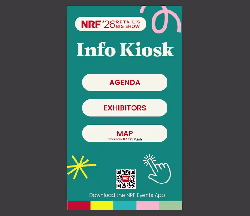 Cover image for NRF Retail is a touch-friendly event kiosk